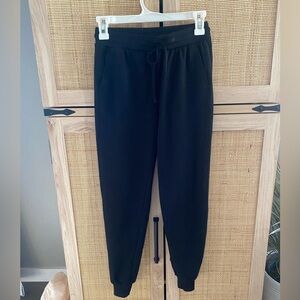 Rachel Zoe Mid-Rise Joggers in black.